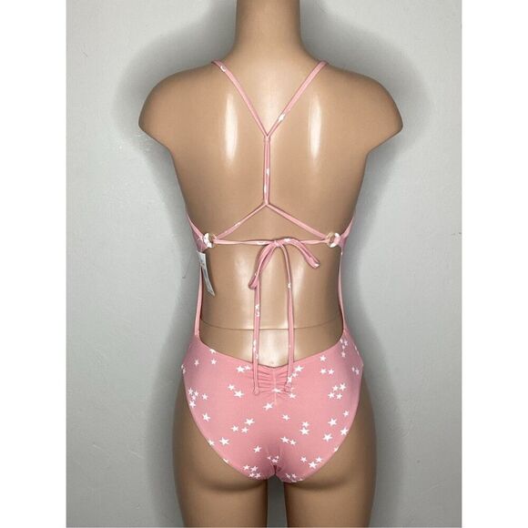 New. WET L.A. rose stars swimsuit. Small. Retails $188 - Picture 4 of 6